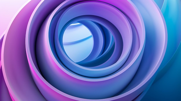 una imagen abstracta colorida de un diseño en espiral