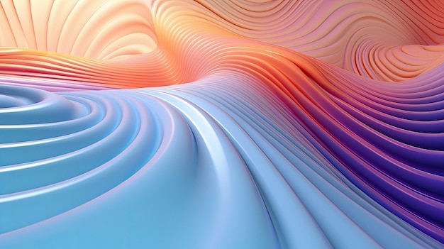 Una imagen abstracta colorida de una ola con las palabras "la palabra" en la parte inferior.
