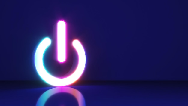 Imagen abstracta del desafío de impulso de arranque lanzamiento de renderización 3D