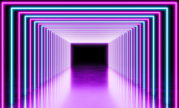 Imagen abstracta del equipo de iluminación iluminado