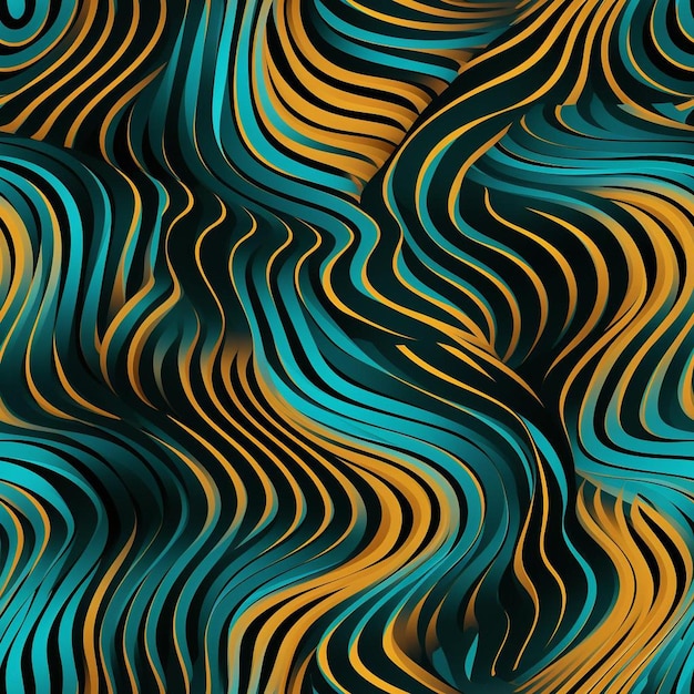 Imagen abstracta de un fondo colorido con un patrón de líneas onduladas.