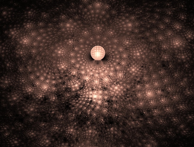 Imagen abstracta de fondo fractal imaginativo
