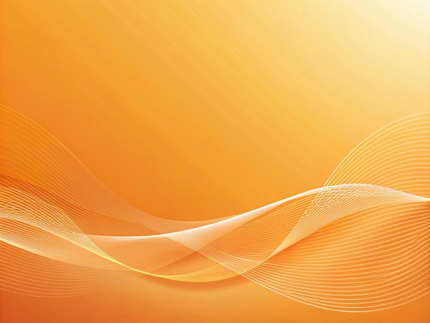 una imagen abstracta de líneas naranja y amarilla con un fondo naranja