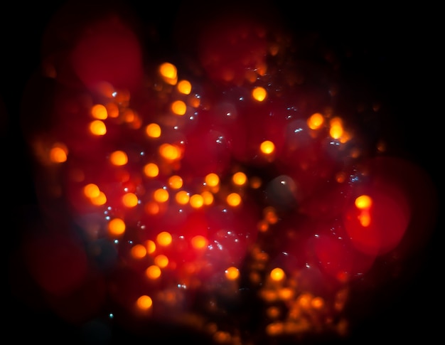 Foto imagen abstracta con luces borrosas para usar como fondo