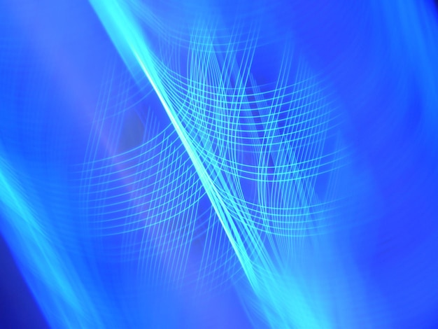 Imagen abstracta de una pintura de luz sobre un fondo azul