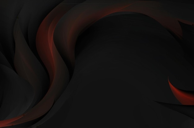 una imagen abstracta roja y negra de una pintura abstracta negra y roja