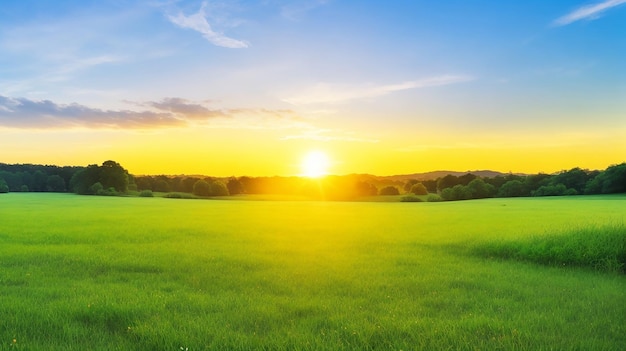 imagen de ai de fondo de paisaje natural