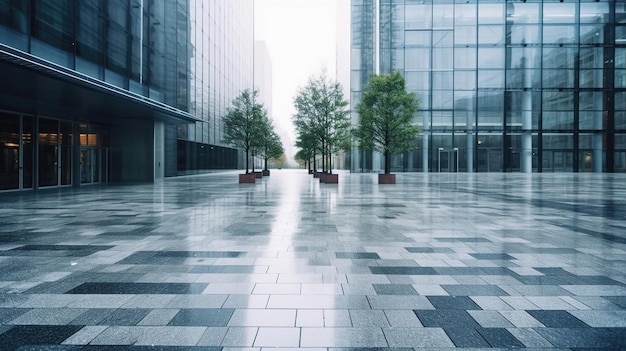 Imagen al aire libre de edificios de oficinas modernos