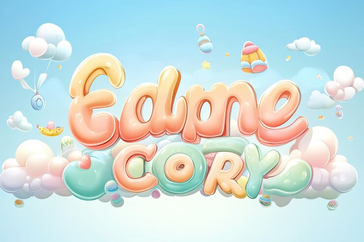 Foto imagen de alta resolución de cuidado de bebés texto estilo de dibujos animados efecto de texto editable alto detalle 8k