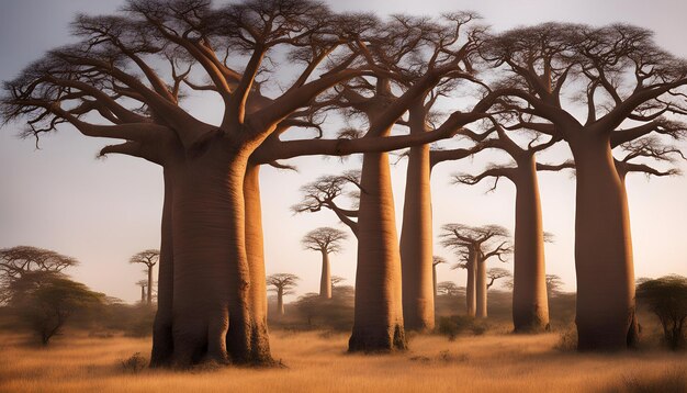 una imagen de un árbol con la palabra baobab en él