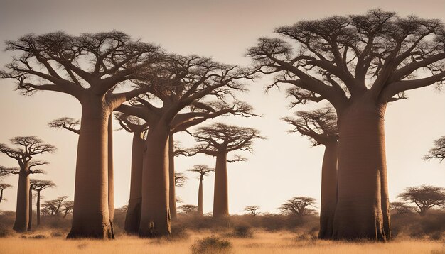 una imagen de un árbol con la palabra baobab en él