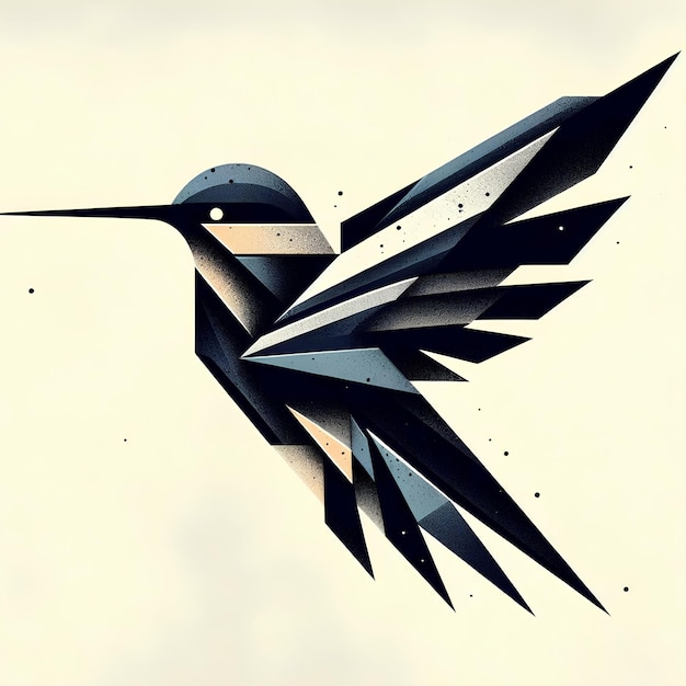 Foto imagen artística de un colibrí 15