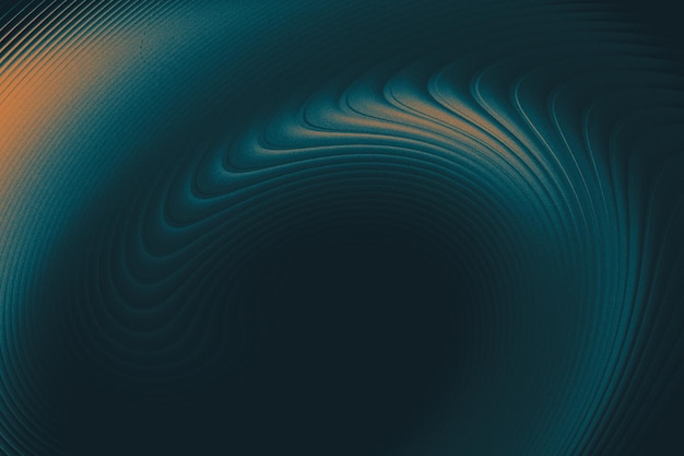 una imagen azul y amarilla de un cuenco con un diseño en espiral