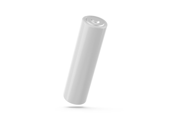 Imagen de batería sobre fondo blanco aislado Batería 3D Render Batería Colección de fotos