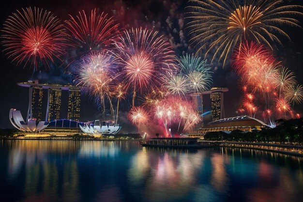 Foto imagen de bennar en el día nacional de singapur