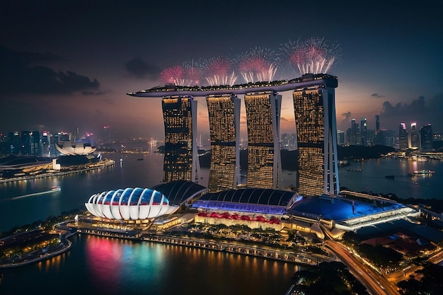 Imagen de Bennar en el Día Nacional de Singapur