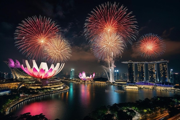 Foto imagen de bennar en el día nacional de singapur