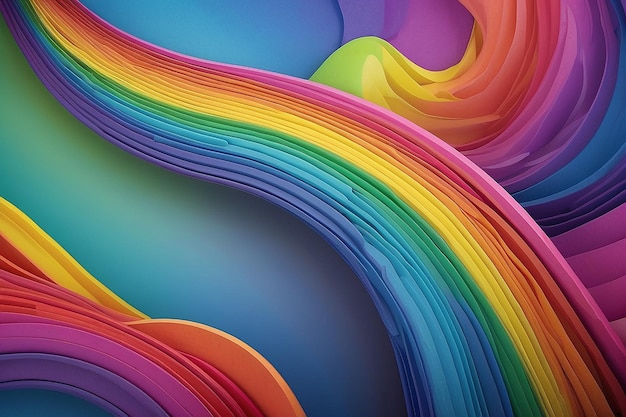 Una imagen de un bonito fondo de color arco iris