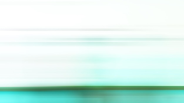 Una imagen borrosa de un tren verde y blanco con un fondo borroso