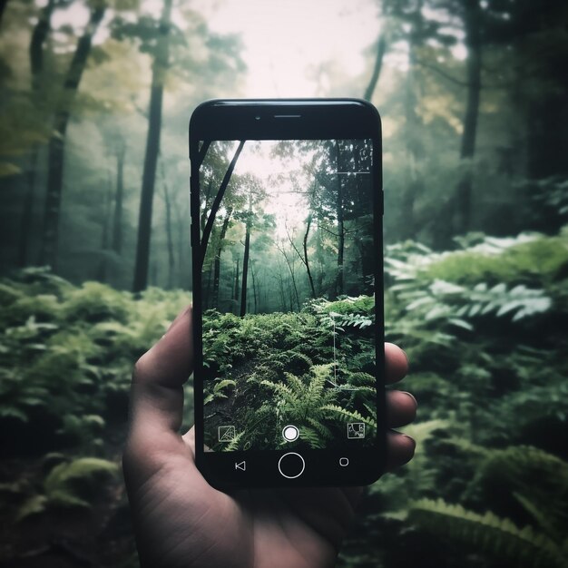 imagen de un bosque fresco tranquilo encantador verde pintoresco