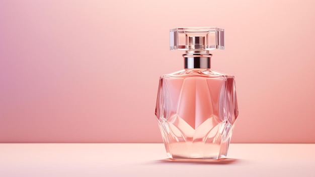 Imagen de una botella de perfume limpia y elegante