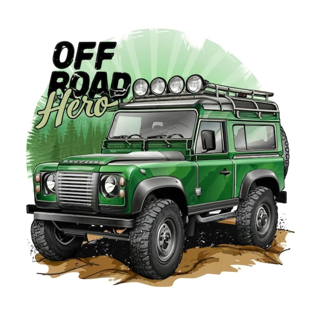 Foto imagen de la camiseta de off road hero