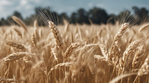 imagen de un campo de trigo