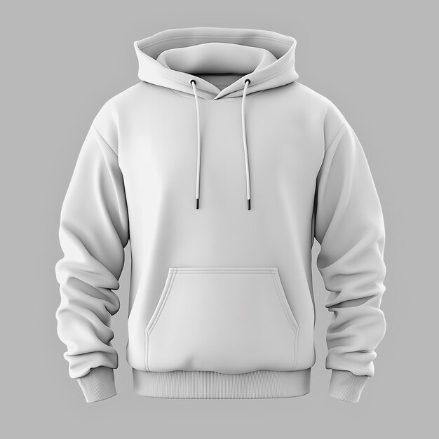 Imagen de capucha 3D en blanco