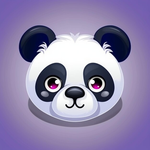 Imagen Cara De Panda Clipart