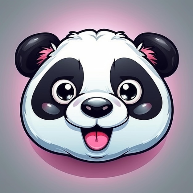 Imagen Cara De Panda Clipart