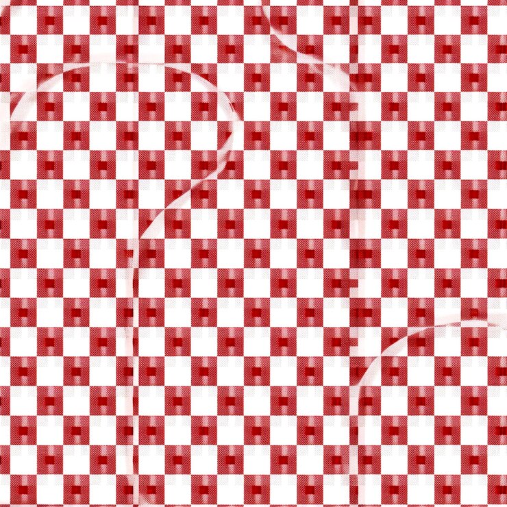 Foto una imagen de cerca de la tela de la camisa de gingham bordada