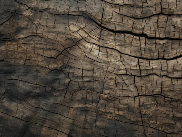 imagen de cerca de un tronco de árbol con un tono verde muy claro en el estilo de agrietado