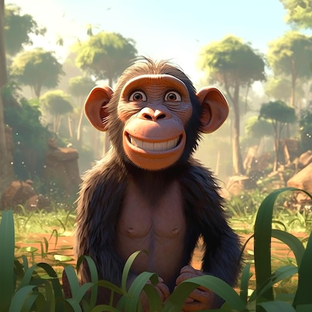 imagen de un chimpancé