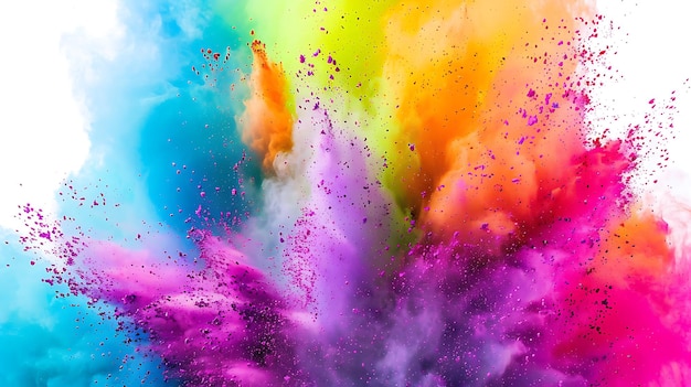 una imagen colorida del arcoíris es del arco iris