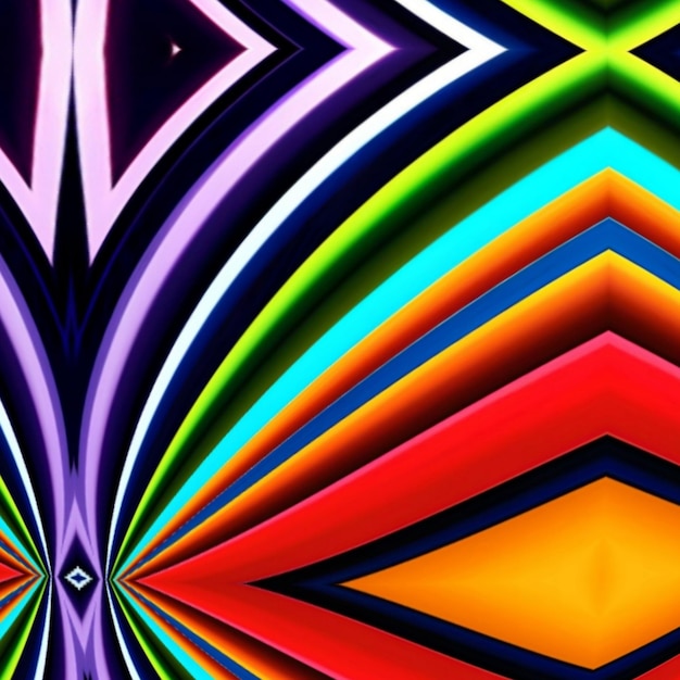 Una imagen colorida de un diamante negro con la palabra "en él"
