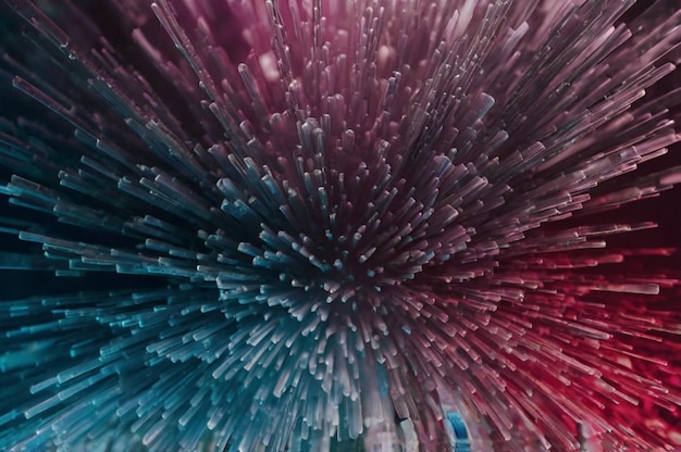 una imagen colorida de una flor multicolor