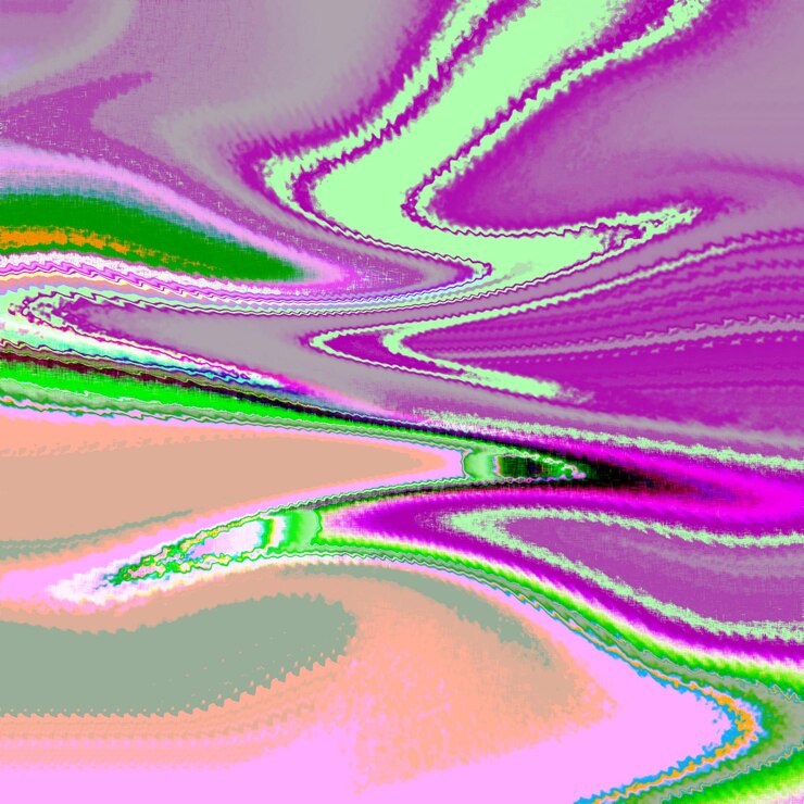 Foto una imagen colorida de un fondo de color púrpura y verde