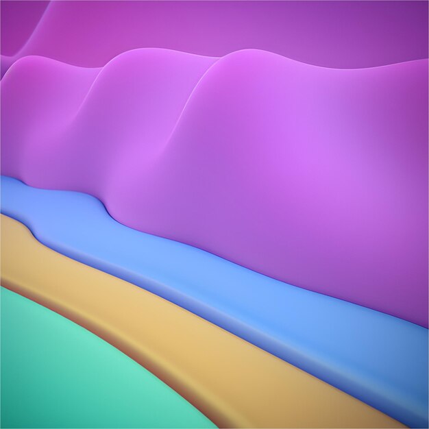 Una imagen colorida de una línea de color arcoíris.