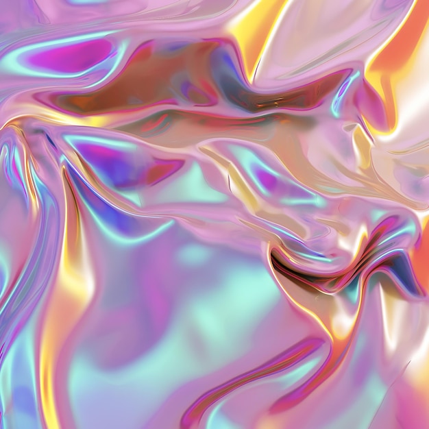 una imagen colorida de un líquido de color arco iris