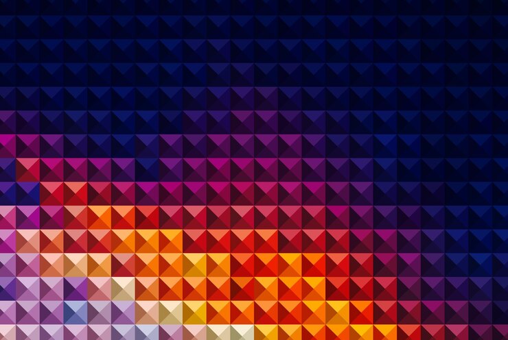 Foto una imagen colorida de una pared colorida con un patrón colorido