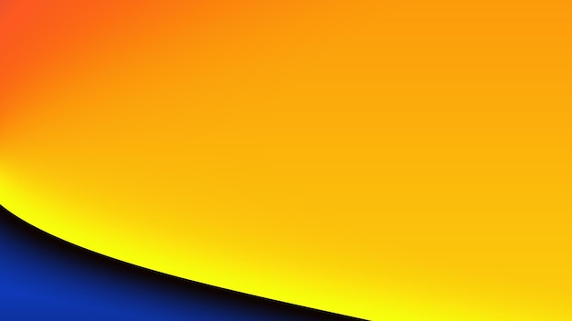 una imagen colorida de una puesta de sol con un fondo amarillo y naranja