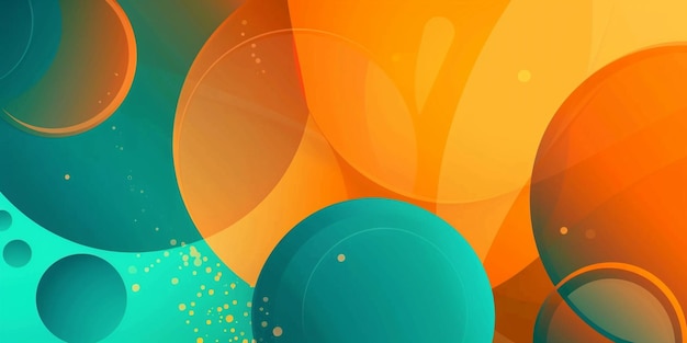 una imagen colorida de un recipiente naranja y azul colorido con las palabras azul en él