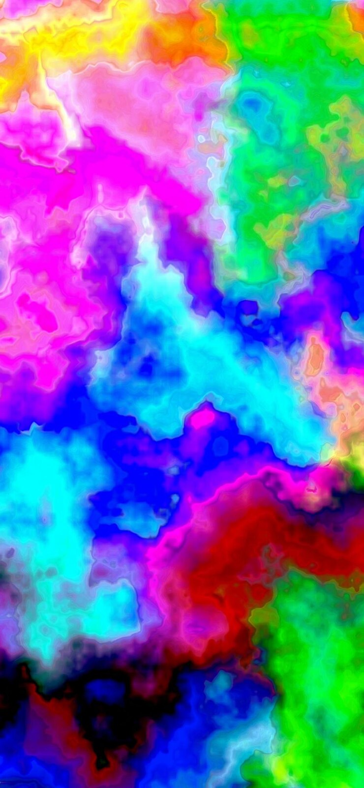 Foto una imagen colorida del universo