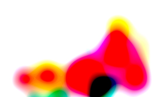 una imagen colorida de un vidrio de color arco iris con la palabra b en él