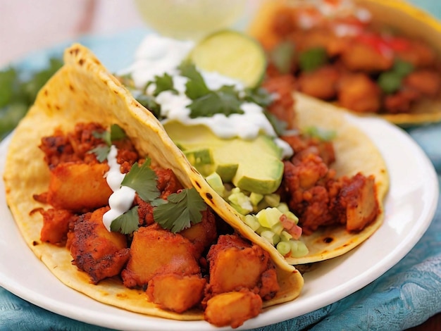 Imagen de la comida mexicana de Tacos Al Pastor