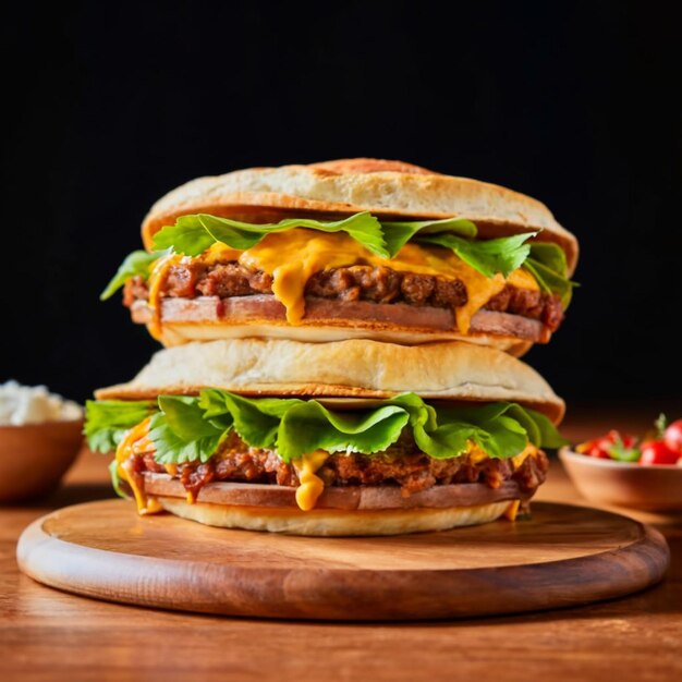 Foto imagen de la comida mexicana tortas