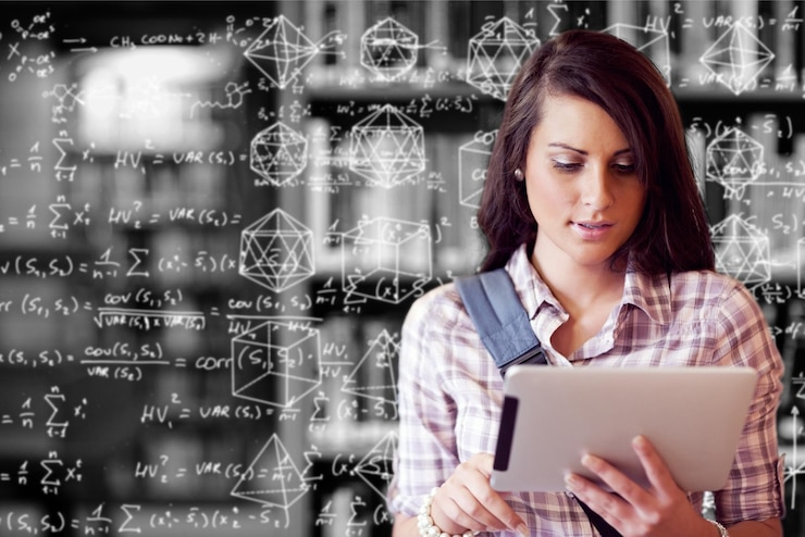 Foto imagen compuesta de matemáticas