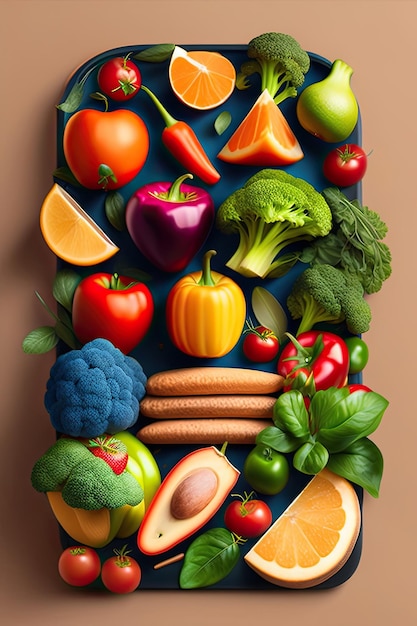 Imagen del concepto de alimentos saludables