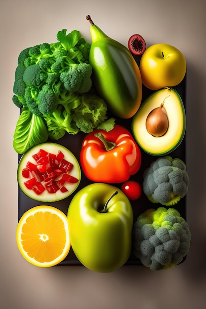 Imagen del concepto de alimentos saludables