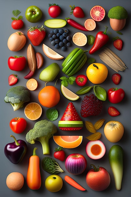 Imagen del concepto de alimentos saludables